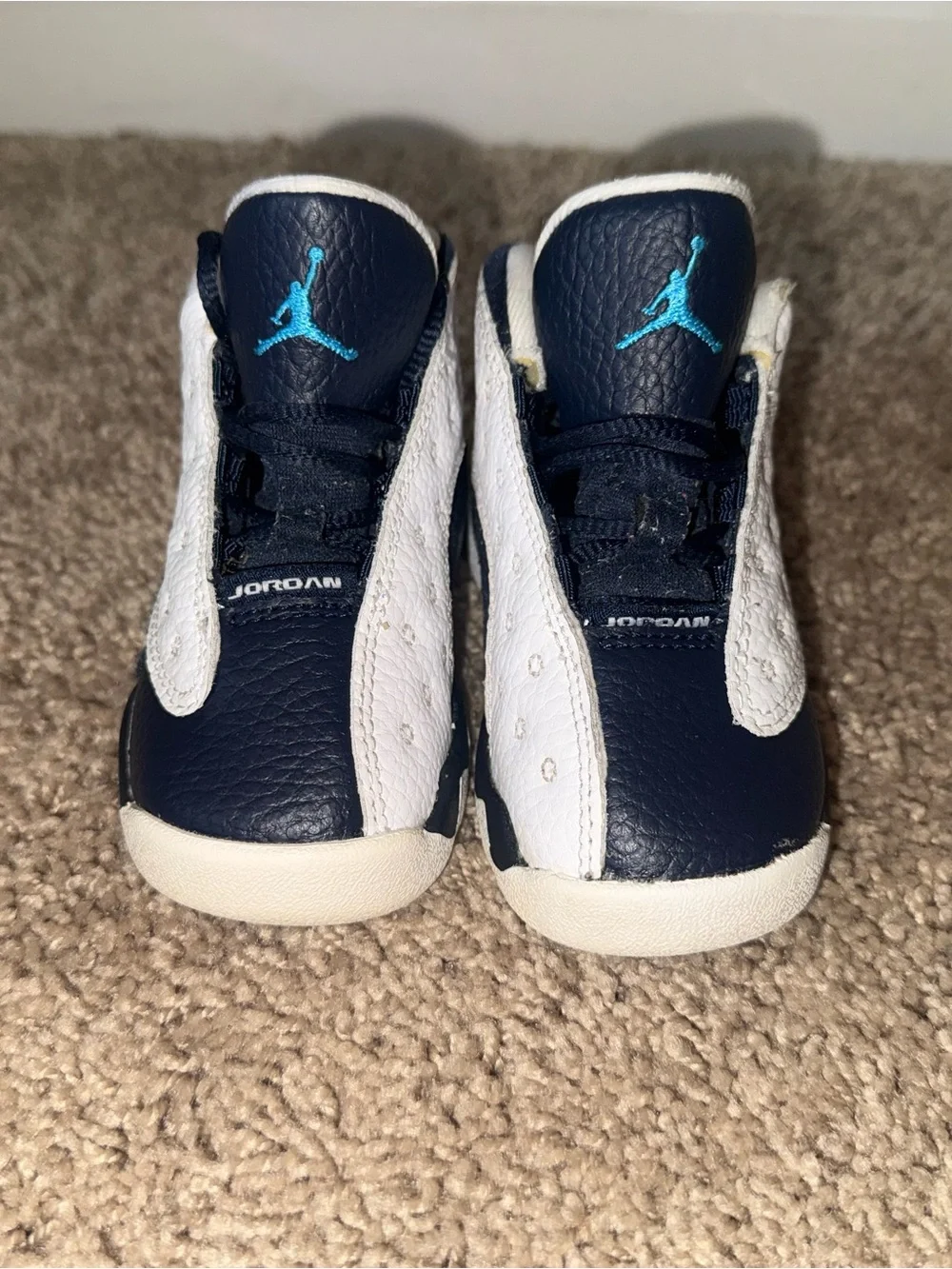 Nike Air Jordan 13 Retro Obsidian Navy Blue White Toddler Size 6C